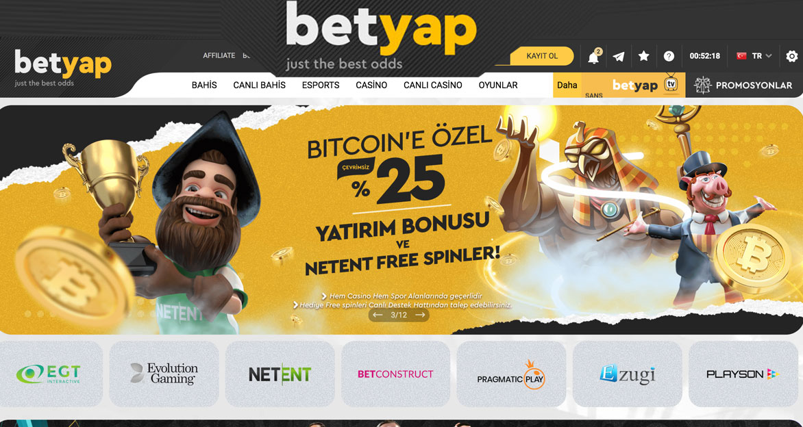 Betyap.com Bonusları ve Casino Oyunu
